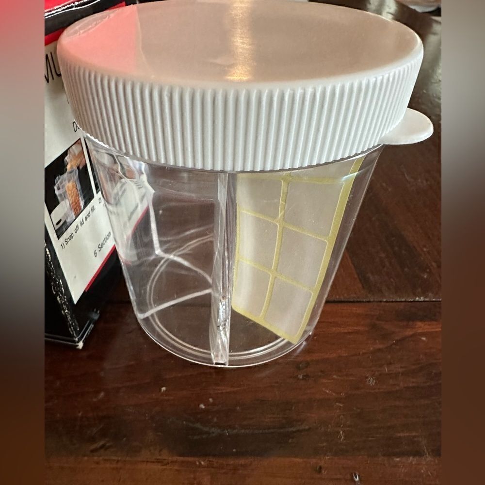 Vintage Multiple Use Dispenser 6 section with labels - Picture 4 of 6